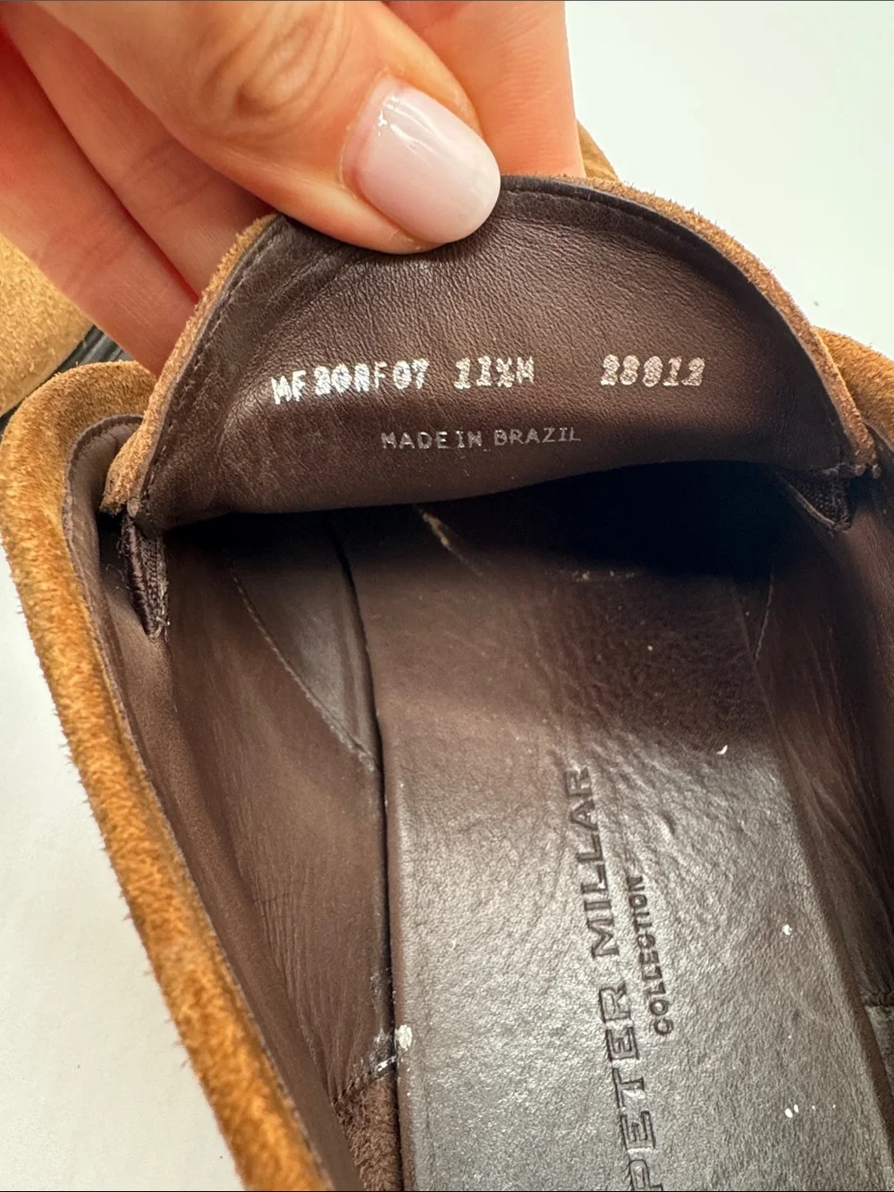 Peter Millar Men's Brown Suede Slip-On boots Shoes size 11.4